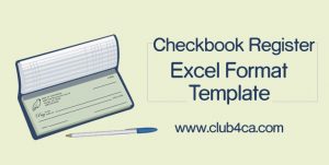 excel formula for check register